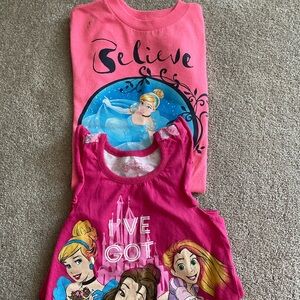 Disney Princess Believe Pink Kids Tee